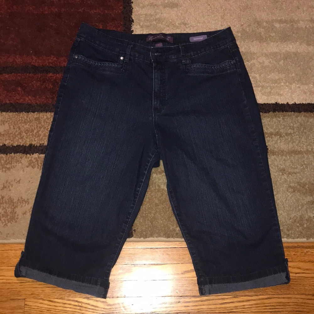 Gloria Vanderbilt Skimmer denim  shorts/capris